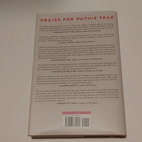 3/$13 Ruthie Fear by Maxim Loskutoff hardcover book 2020 - Picture 7 of 7